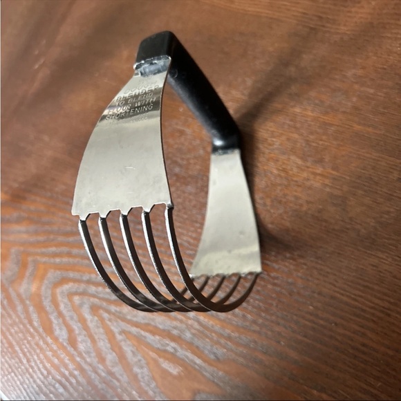 Vintage USA Ekco Dough Blender Chromium Plated Pastry Cutter Black Handle - Picture 5 of 11